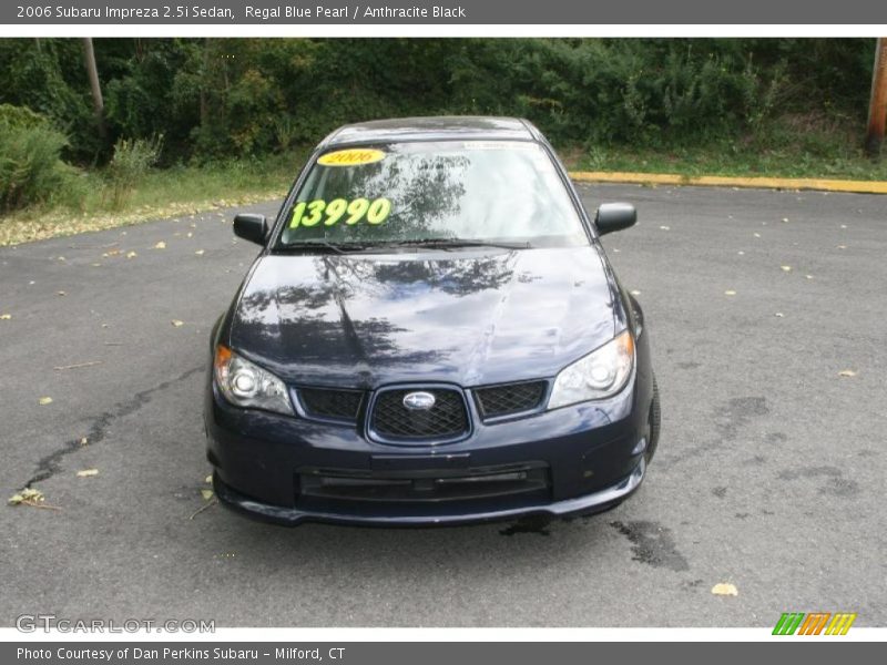 Regal Blue Pearl / Anthracite Black 2006 Subaru Impreza 2.5i Sedan