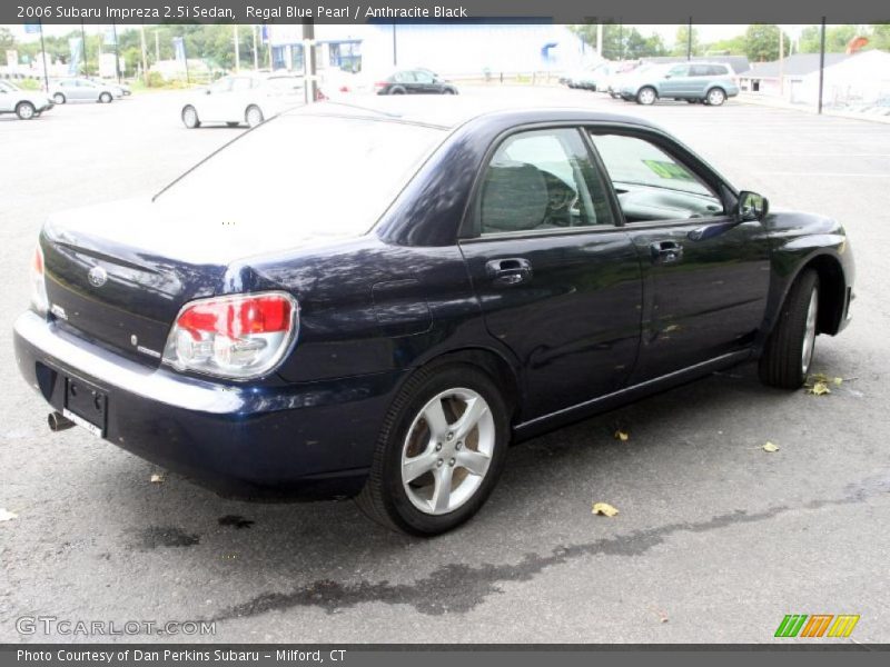 Regal Blue Pearl / Anthracite Black 2006 Subaru Impreza 2.5i Sedan
