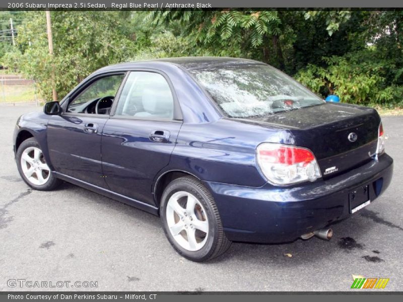 Regal Blue Pearl / Anthracite Black 2006 Subaru Impreza 2.5i Sedan