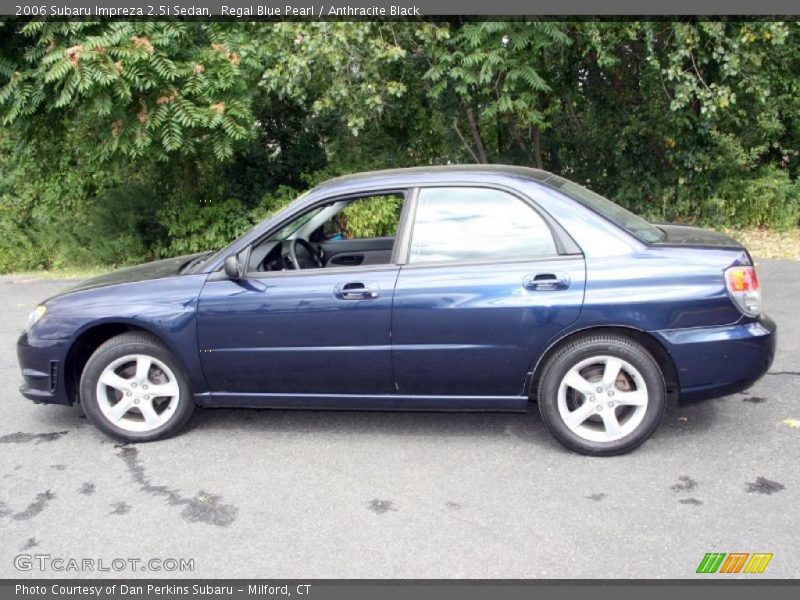 Regal Blue Pearl / Anthracite Black 2006 Subaru Impreza 2.5i Sedan