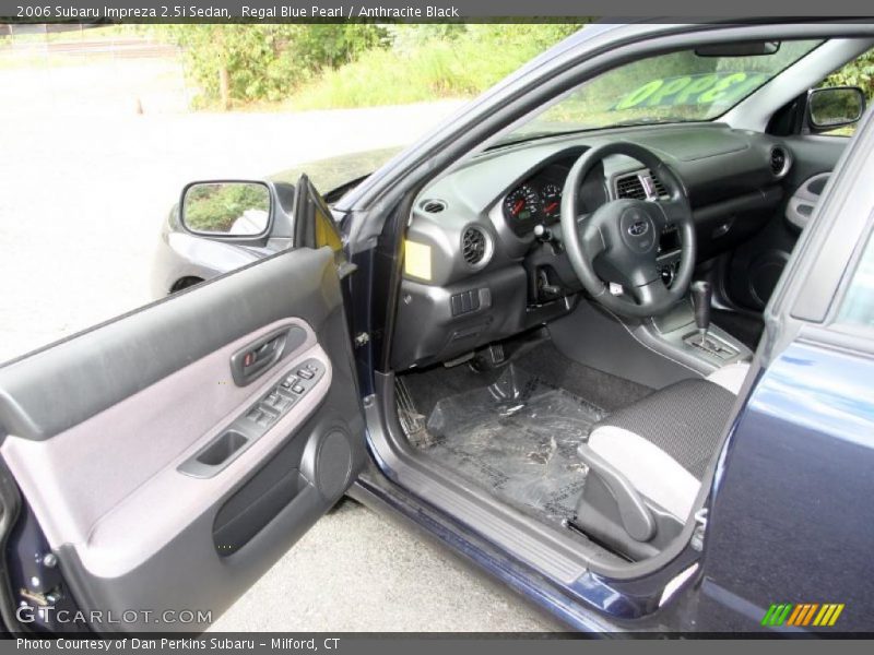 Regal Blue Pearl / Anthracite Black 2006 Subaru Impreza 2.5i Sedan