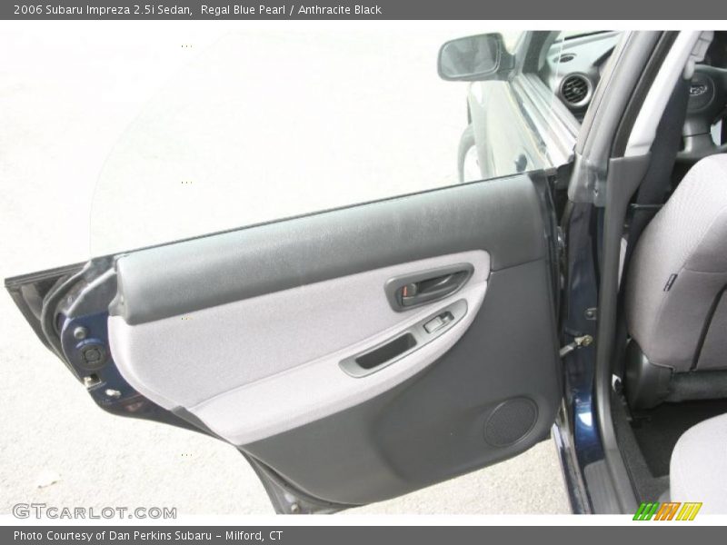 Regal Blue Pearl / Anthracite Black 2006 Subaru Impreza 2.5i Sedan
