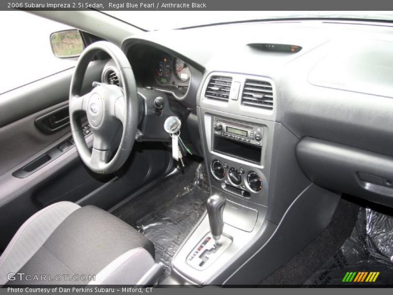 Regal Blue Pearl / Anthracite Black 2006 Subaru Impreza 2.5i Sedan