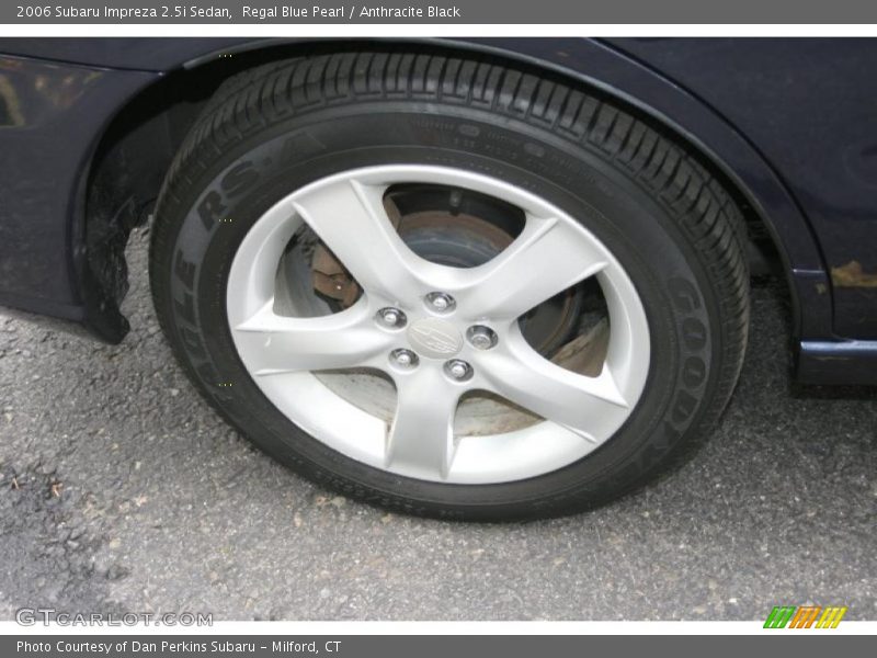 Regal Blue Pearl / Anthracite Black 2006 Subaru Impreza 2.5i Sedan