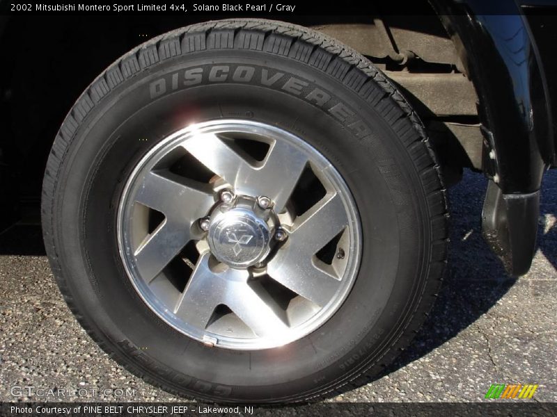 Solano Black Pearl / Gray 2002 Mitsubishi Montero Sport Limited 4x4