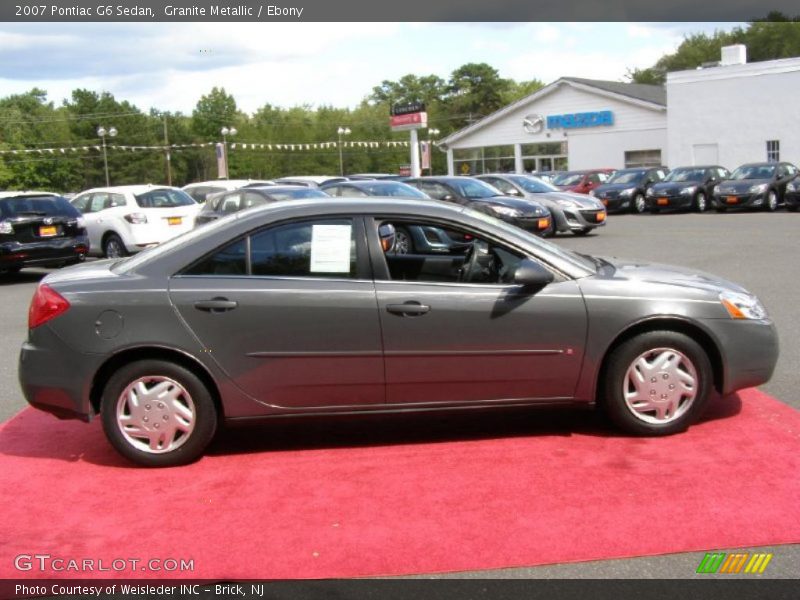 Granite Metallic / Ebony 2007 Pontiac G6 Sedan