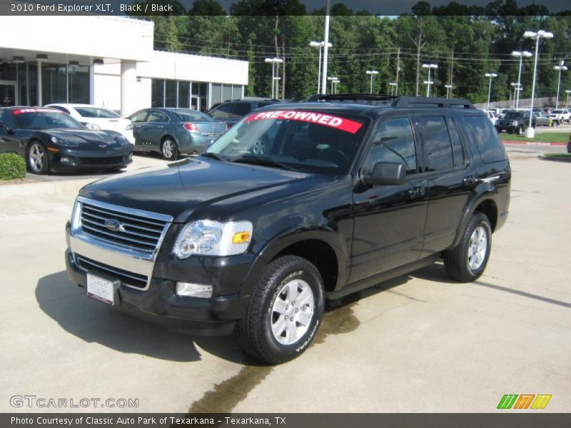 Black / Black 2010 Ford Explorer XLT