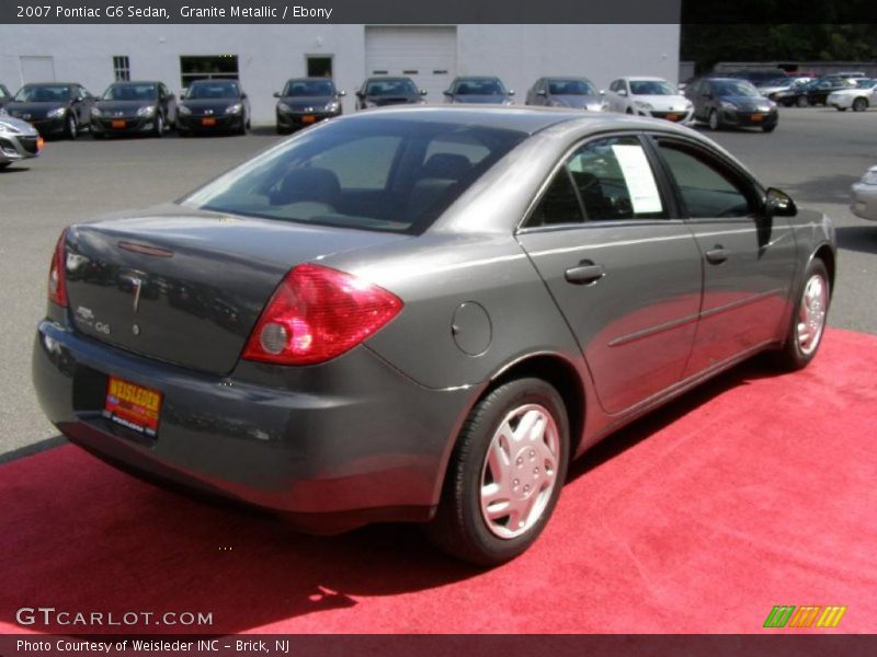 Granite Metallic / Ebony 2007 Pontiac G6 Sedan