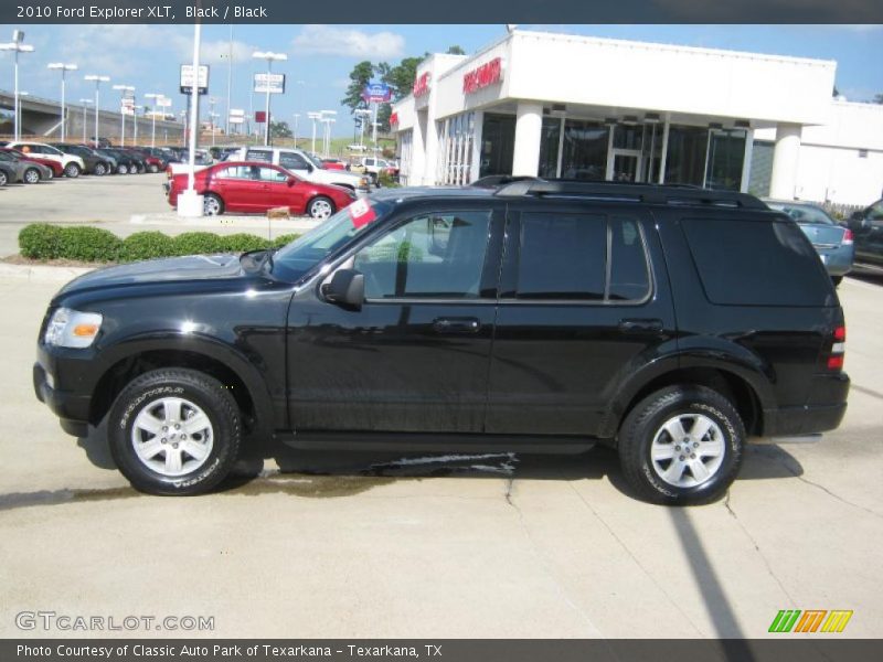 Black / Black 2010 Ford Explorer XLT