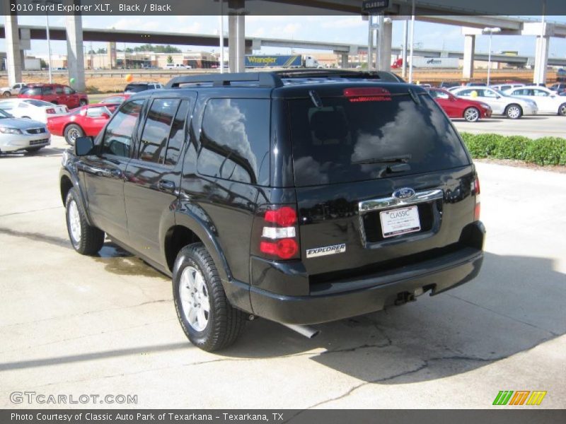 Black / Black 2010 Ford Explorer XLT