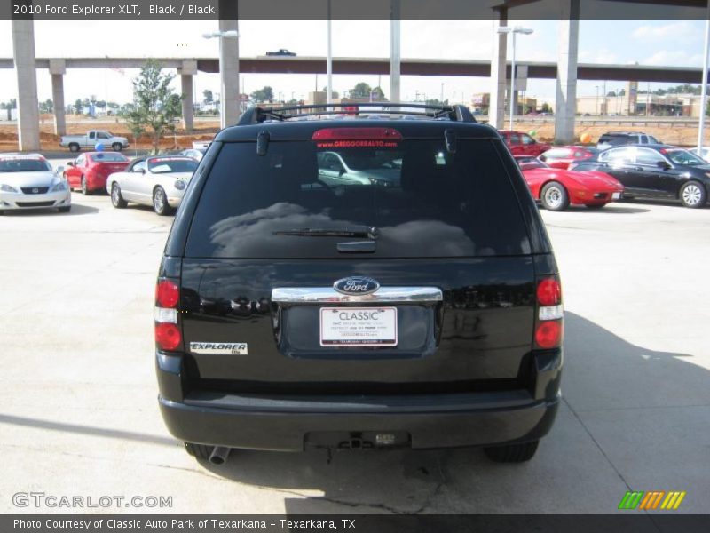 Black / Black 2010 Ford Explorer XLT