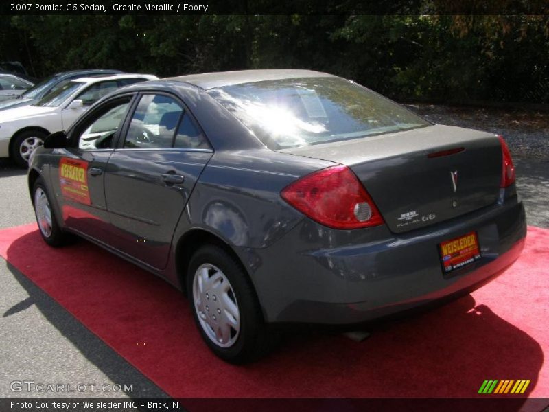 Granite Metallic / Ebony 2007 Pontiac G6 Sedan