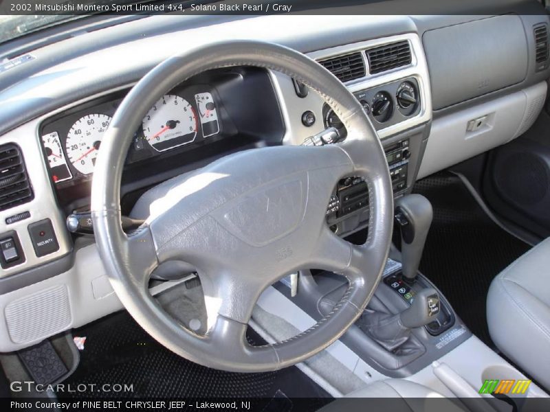 Solano Black Pearl / Gray 2002 Mitsubishi Montero Sport Limited 4x4