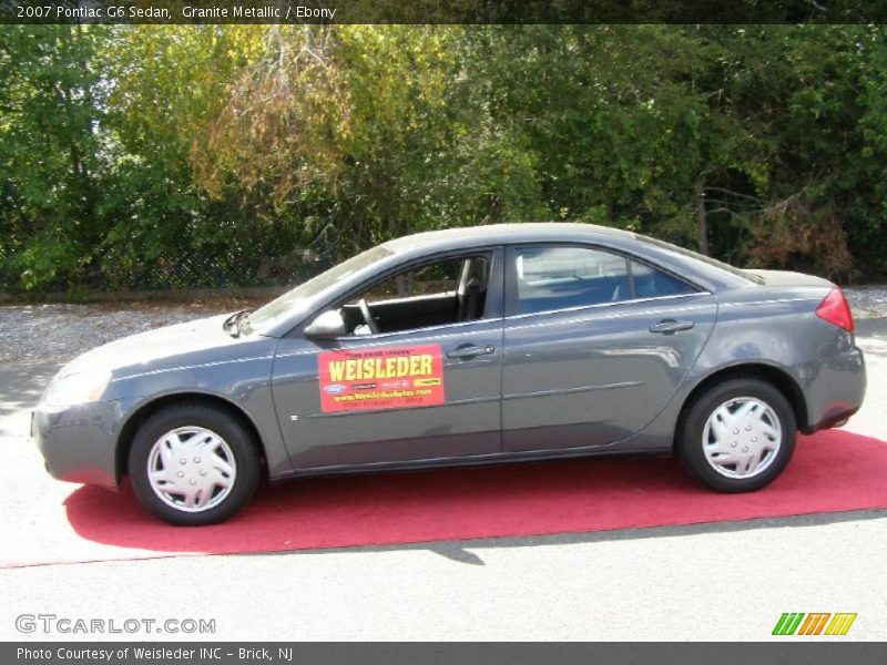 Granite Metallic / Ebony 2007 Pontiac G6 Sedan