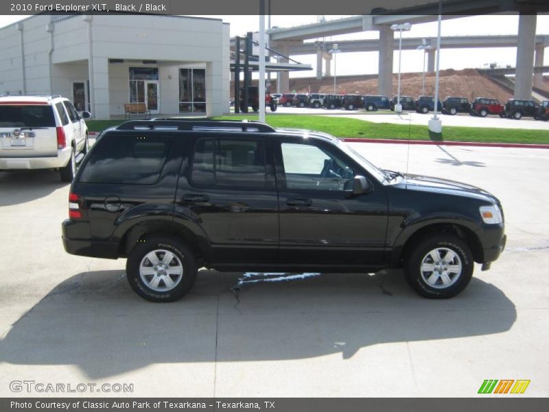 Black / Black 2010 Ford Explorer XLT