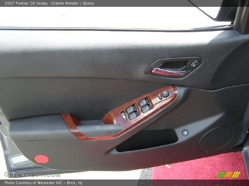 Granite Metallic / Ebony 2007 Pontiac G6 Sedan