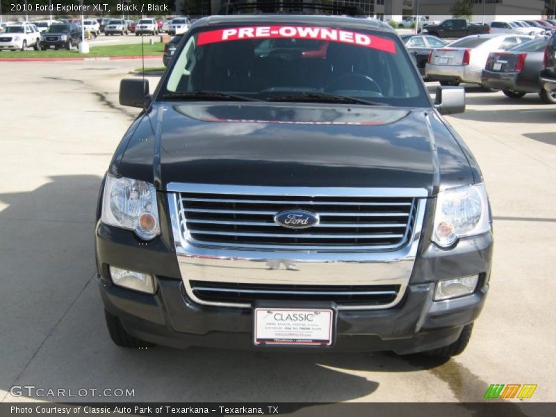Black / Black 2010 Ford Explorer XLT