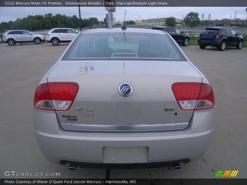 Smokestone Metallic / Dark Charcoal/Medium Light Stone 2010 Mercury Milan V6 Premier