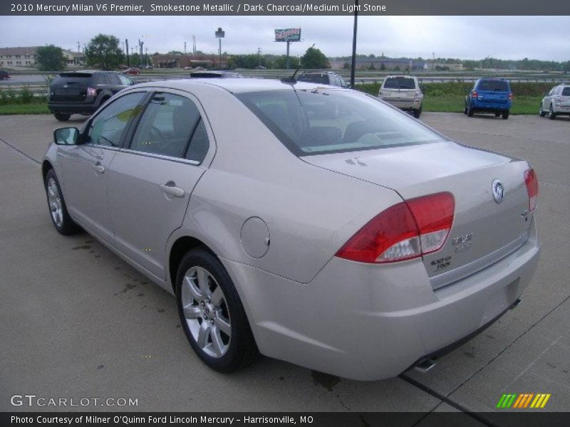 Smokestone Metallic / Dark Charcoal/Medium Light Stone 2010 Mercury Milan V6 Premier