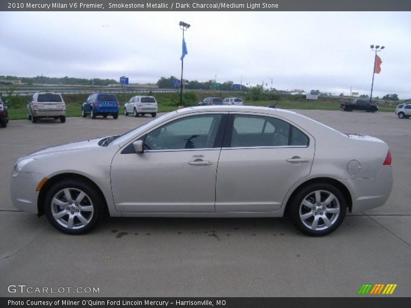 Smokestone Metallic / Dark Charcoal/Medium Light Stone 2010 Mercury Milan V6 Premier