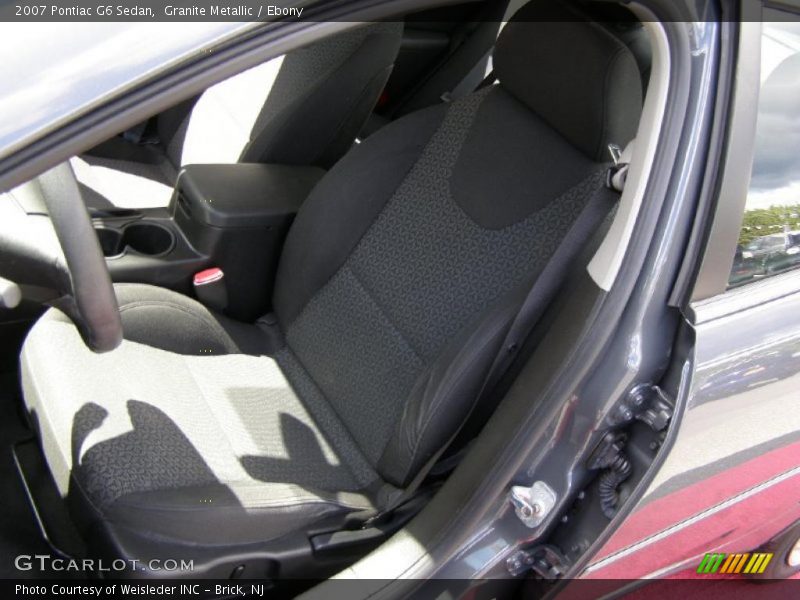 Granite Metallic / Ebony 2007 Pontiac G6 Sedan