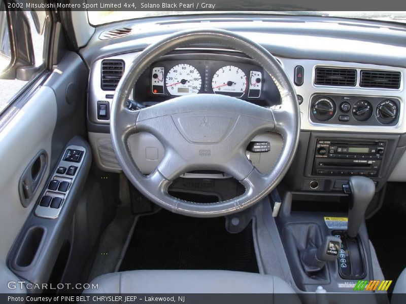 Solano Black Pearl / Gray 2002 Mitsubishi Montero Sport Limited 4x4