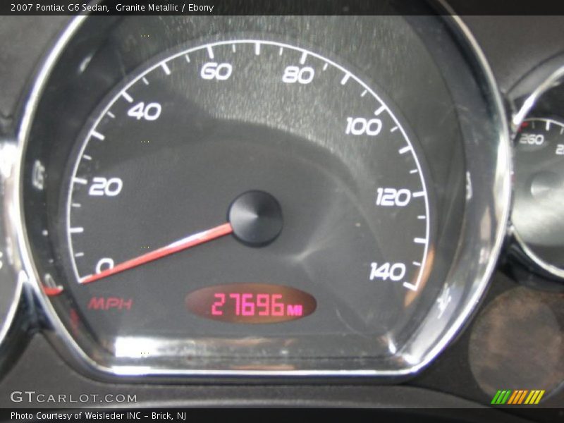 Granite Metallic / Ebony 2007 Pontiac G6 Sedan
