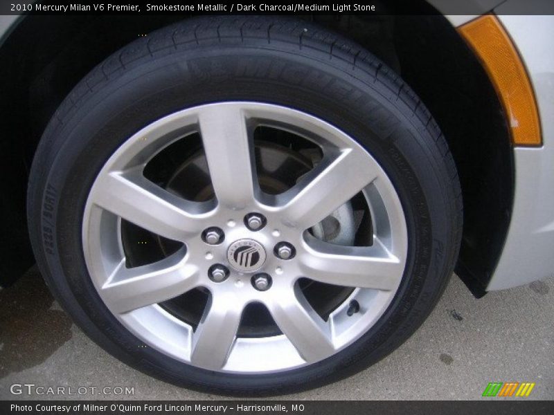 Smokestone Metallic / Dark Charcoal/Medium Light Stone 2010 Mercury Milan V6 Premier
