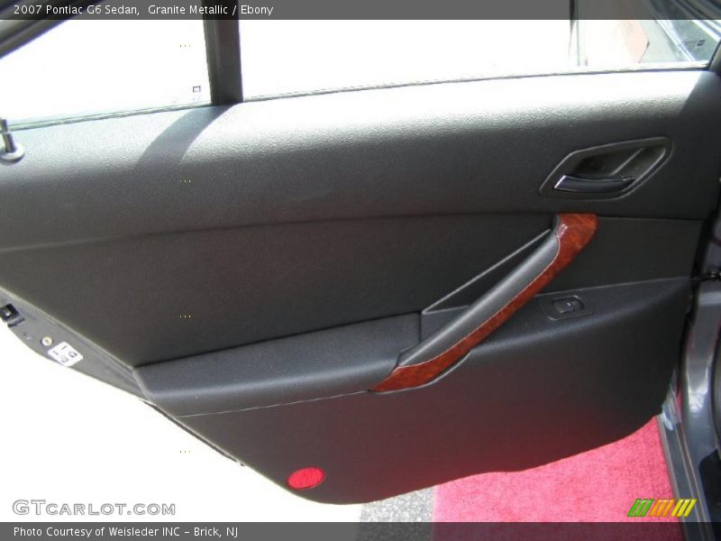 Granite Metallic / Ebony 2007 Pontiac G6 Sedan