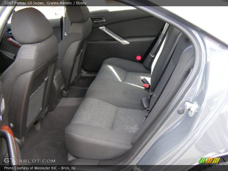 Granite Metallic / Ebony 2007 Pontiac G6 Sedan