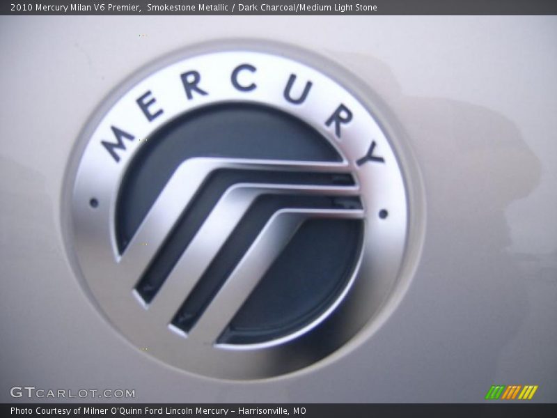 Smokestone Metallic / Dark Charcoal/Medium Light Stone 2010 Mercury Milan V6 Premier