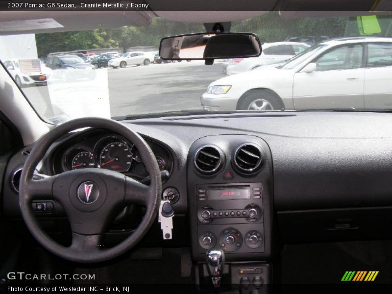 Granite Metallic / Ebony 2007 Pontiac G6 Sedan