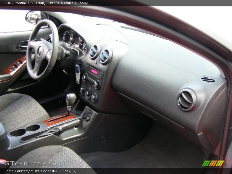 Granite Metallic / Ebony 2007 Pontiac G6 Sedan