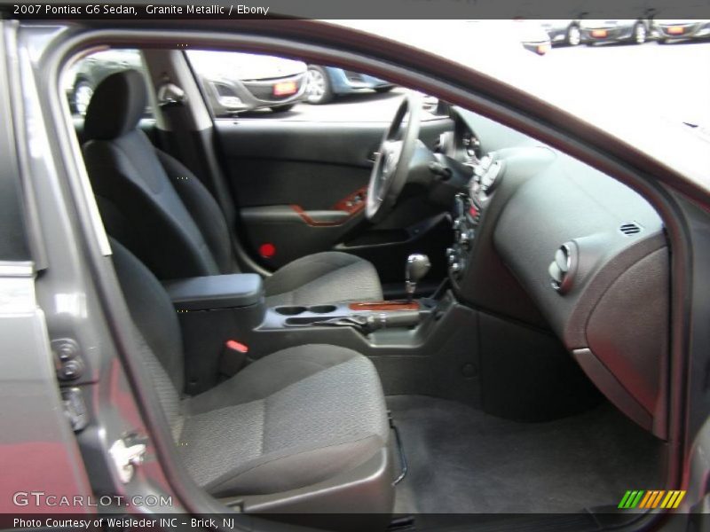 Granite Metallic / Ebony 2007 Pontiac G6 Sedan