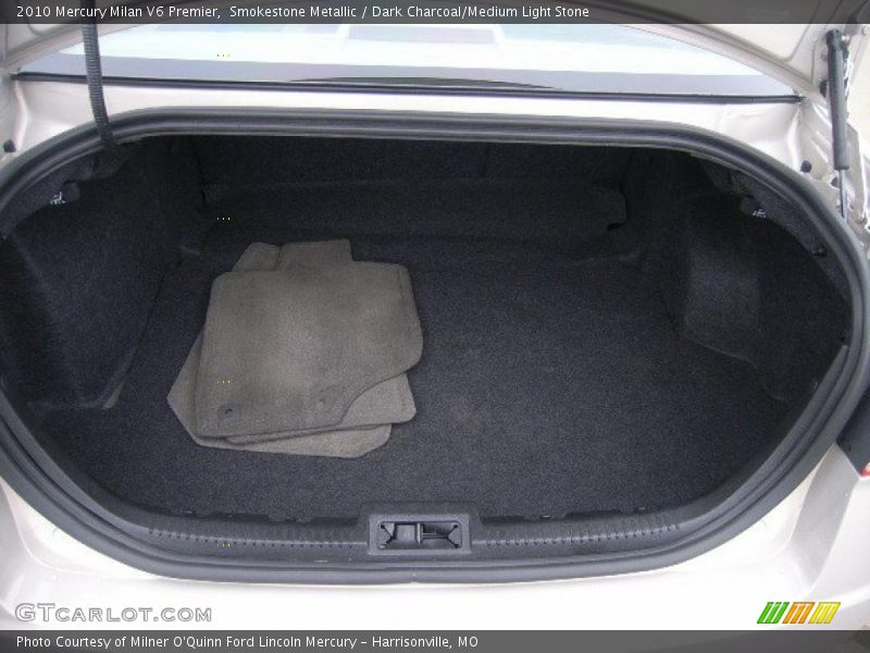 Smokestone Metallic / Dark Charcoal/Medium Light Stone 2010 Mercury Milan V6 Premier
