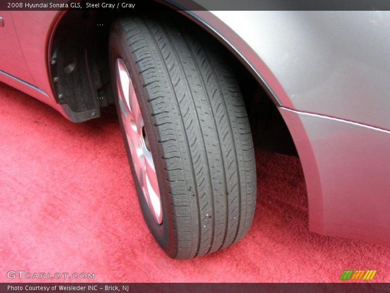 Steel Gray / Gray 2008 Hyundai Sonata GLS