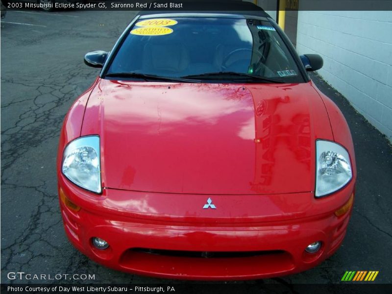 Saronno Red / Sand Blast 2003 Mitsubishi Eclipse Spyder GS