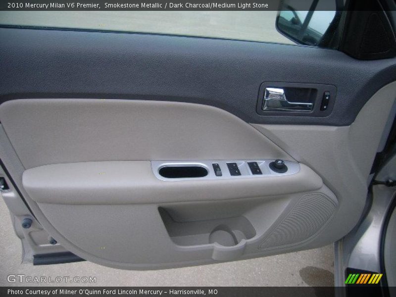 Smokestone Metallic / Dark Charcoal/Medium Light Stone 2010 Mercury Milan V6 Premier