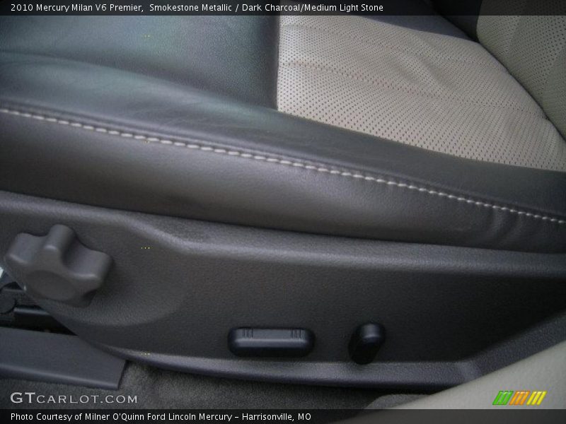 Smokestone Metallic / Dark Charcoal/Medium Light Stone 2010 Mercury Milan V6 Premier