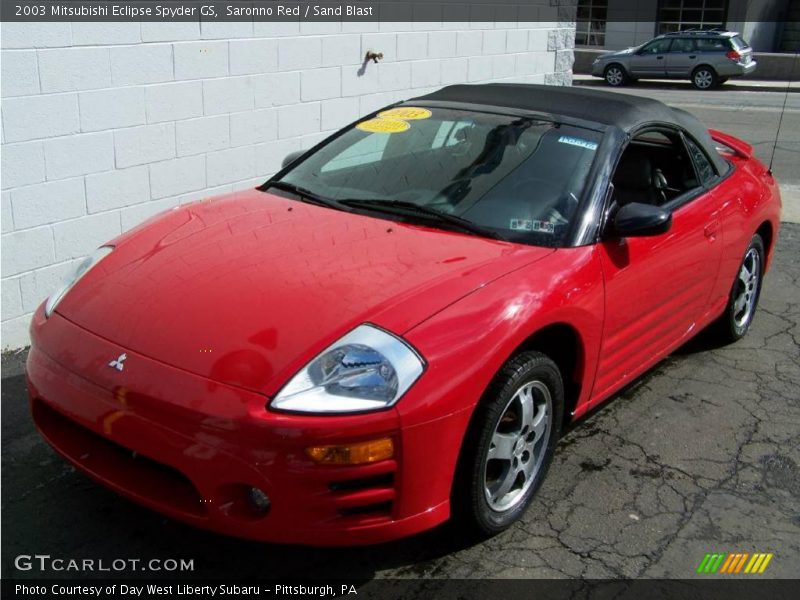 Saronno Red / Sand Blast 2003 Mitsubishi Eclipse Spyder GS