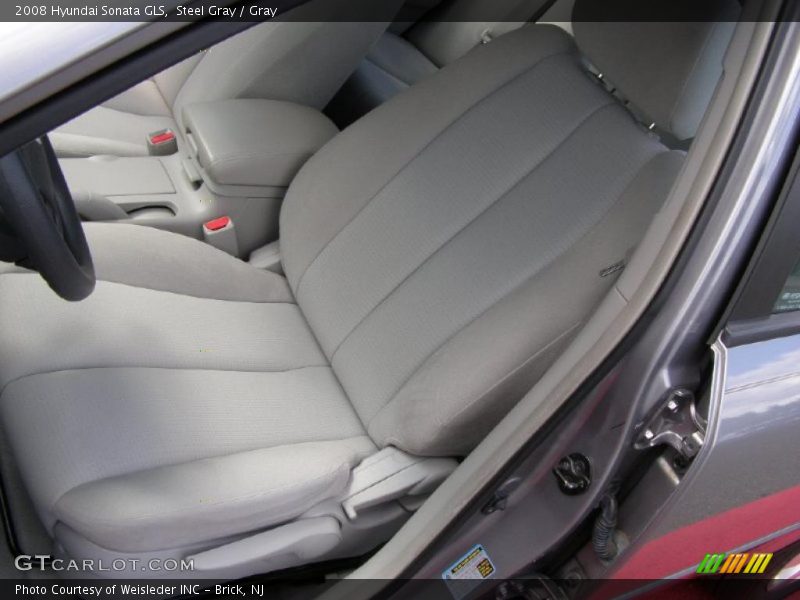 Steel Gray / Gray 2008 Hyundai Sonata GLS