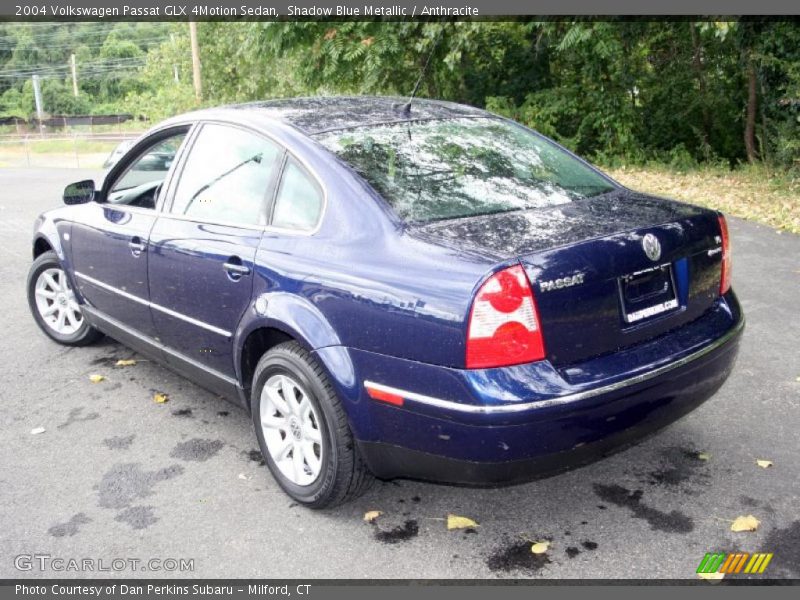 Shadow Blue Metallic / Anthracite 2004 Volkswagen Passat GLX 4Motion Sedan