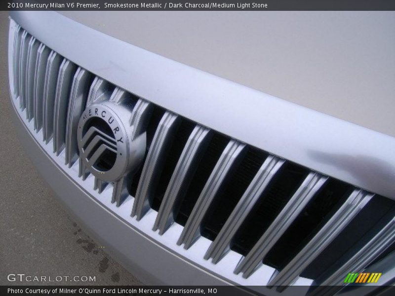 Smokestone Metallic / Dark Charcoal/Medium Light Stone 2010 Mercury Milan V6 Premier