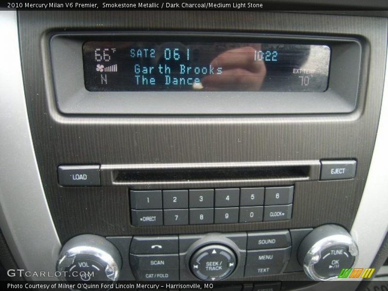 Smokestone Metallic / Dark Charcoal/Medium Light Stone 2010 Mercury Milan V6 Premier