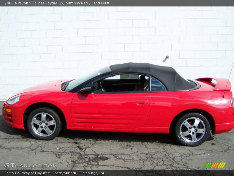 Saronno Red / Sand Blast 2003 Mitsubishi Eclipse Spyder GS