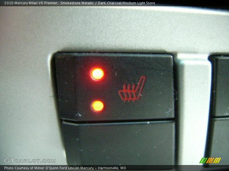 Smokestone Metallic / Dark Charcoal/Medium Light Stone 2010 Mercury Milan V6 Premier