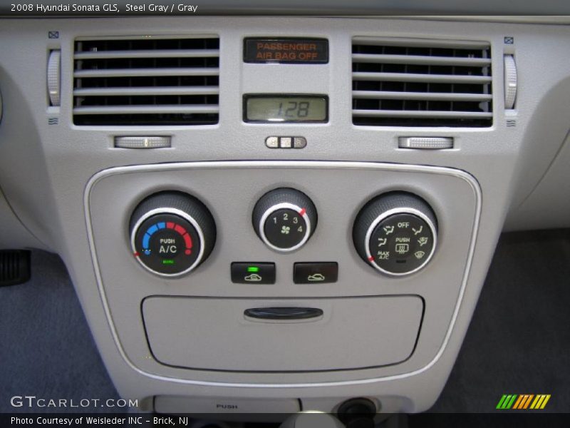 Steel Gray / Gray 2008 Hyundai Sonata GLS