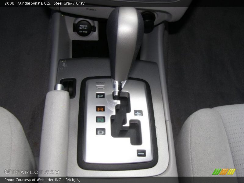 Steel Gray / Gray 2008 Hyundai Sonata GLS