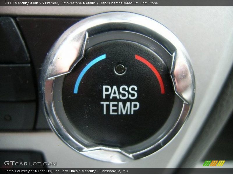 Smokestone Metallic / Dark Charcoal/Medium Light Stone 2010 Mercury Milan V6 Premier