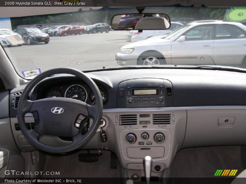 Steel Gray / Gray 2008 Hyundai Sonata GLS